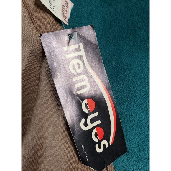 VINTAGE Item Eyes Pants Sz 18 Brown Belted Elastic Waist Ladies Made in USA NWT - Picture 3 of 16